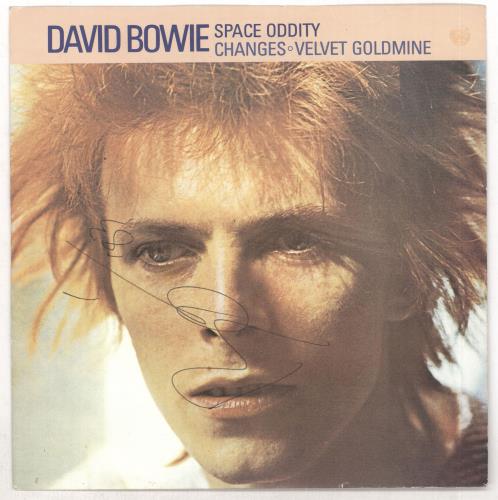 David Bowie Space Oddity - Autographed 7" vinyl single (7 inch record / 45) UK BOW07SP729943