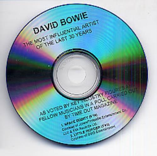 David Bowie Space Oddity CD-R acetate UK BOWCRSP127823