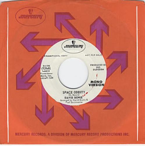 David Bowie Space Oddity 7" vinyl single (7 inch record / 45) US BOW07SP324878