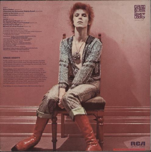 David Bowie Space Oddity vinyl LP album (LP record) Italian BOWLPSP360991