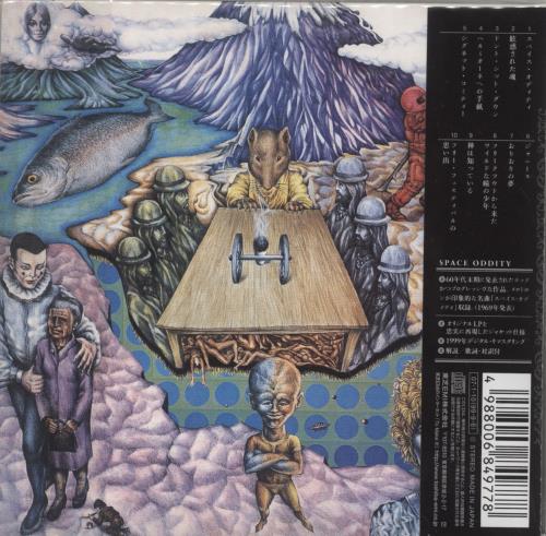 David Bowie Space Oddity CD album (CDLP) Japanese BOWCDSP381670