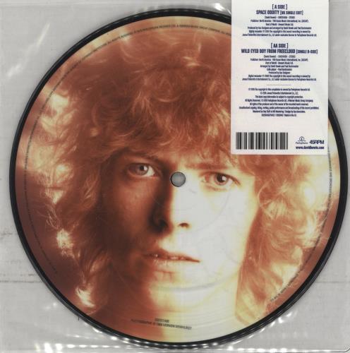 David Bowie Space Oddity 7" vinyl picture disc (7 inch picture disc single) UK BOW7PSP641467