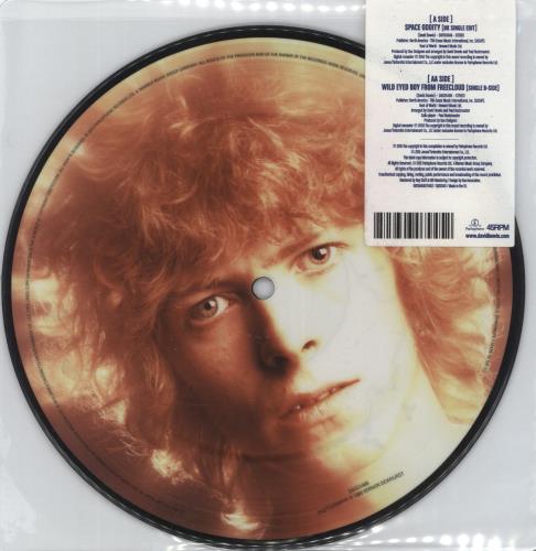 David Bowie Space Oddity 7" vinyl picture disc (7 inch picture disc single) UK BOW7PSP865781