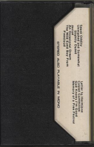 David Bowie Space Oddity cassette album Italian BOWCLSP867949