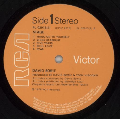 David Bowie Stage - EX 2-LP vinyl record set (Double LP Album) UK BOW2LST246481