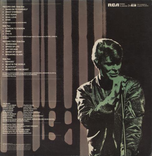 David Bowie Stage - EX 2-LP vinyl record set (Double LP Album) UK BOW2LST246481