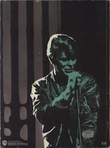 David Bowie Stage Anthology book US BOWBKST623607