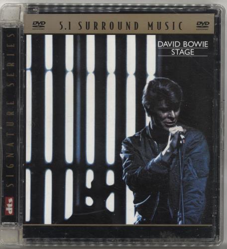 David Bowie Stage DVD-Audio disc UK BOWADST316815