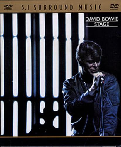 David Bowie Stage DVD-Audio disc US BOWADST350603