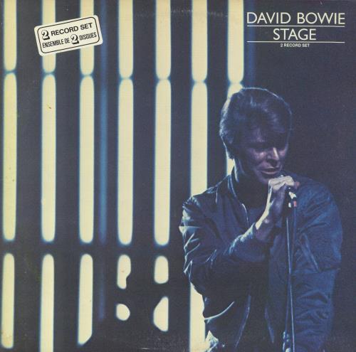 David Bowie Stage 2-LP vinyl record set (Double LP Album) Canadian BOW2LST833718