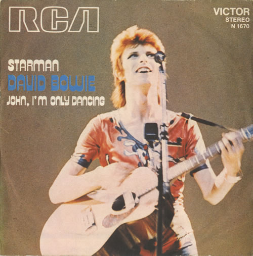 David Bowie Starman 7" vinyl single (7 inch record / 45) Italian BOW07ST169006