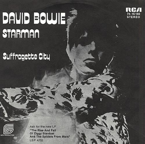 David Bowie Starman 7" vinyl single (7 inch record / 45) German BOW07ST228987
