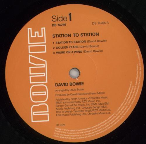 David Bowie Station To Station - 180gm vinyl LP album (LP record) UK BOWLPST735825