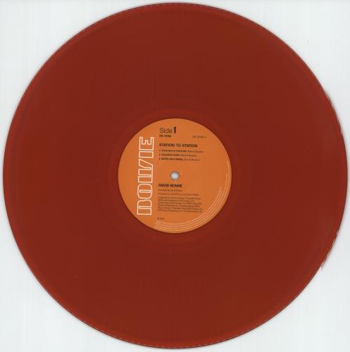 David Bowie Station To Station - Red Vinyl - 45th Anniversary vinyl LP album (LP record) UK BOWLPST875309