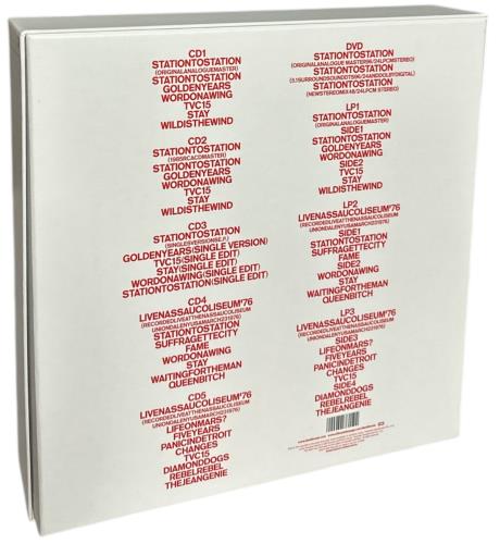 David Bowie Station To Station Vinyl Box Set UK BOWVXST888466