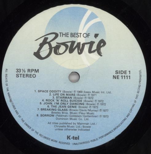 David Bowie The Best Of Bowie vinyl LP album (LP record) UK BOWLPTH125872