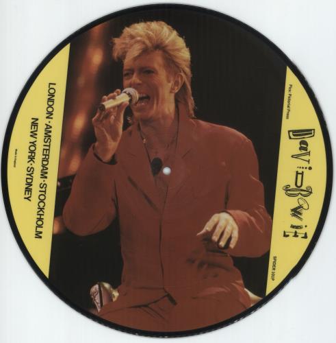 David Bowie The Glass Spider Tour - Press Conferences 1987 picture disc LP (vinyl picture disc album) UK BOWPDTH876815
