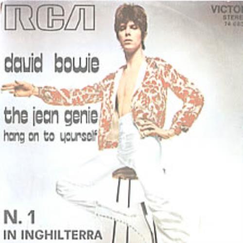 David Bowie The Jean Genie 7" vinyl single (7 inch record / 45) Italian BOW07TH207648