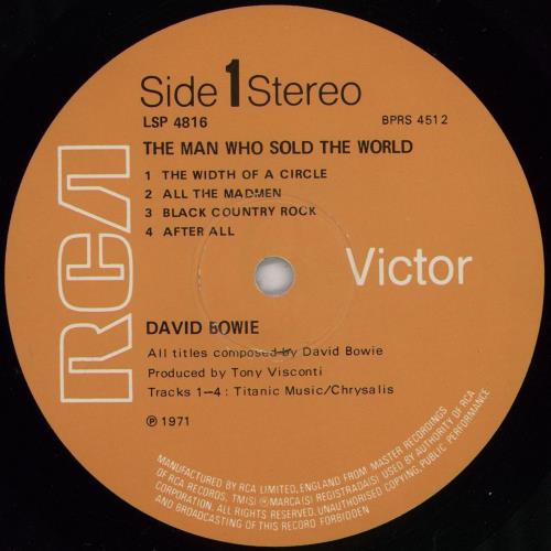 David Bowie The Man Who Sold The World - 1st - EX vinyl LP album (LP record) UK BOWLPTH758182