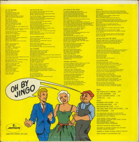 David Bowie The Man Who Sold The World vinyl LP album (LP record) US BOWLPTH817283