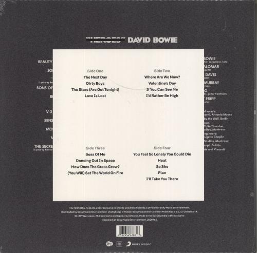 David Bowie The Next Day + CD - Sealed 2-LP vinyl record set (Double LP Album) UK BOW2LTH582444