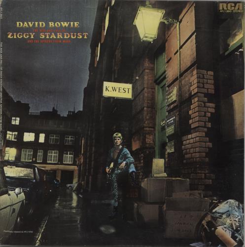 David Bowie The Rise & Fall Of Ziggy Stardust vinyl LP album (LP record) US BOWLPTH670902