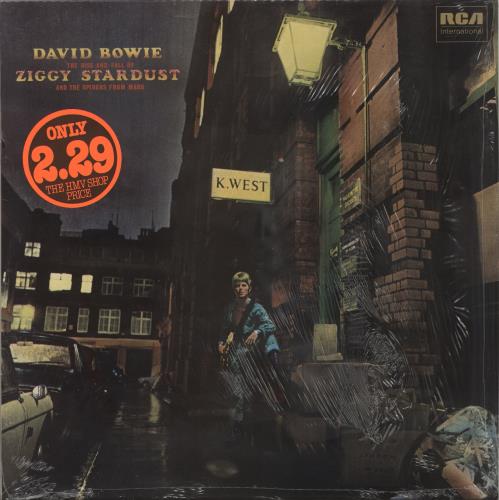 David Bowie The Rise And Fall Of Ziggy Stardust & The Spiders From Mars - Shrink vinyl LP album (LP record) UK BOWLPTH877071