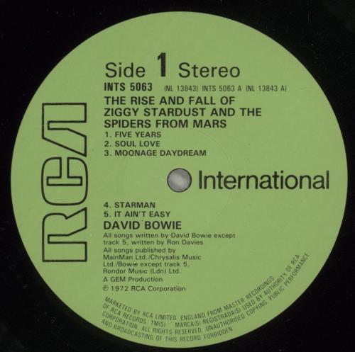 David Bowie The Rise And Fall Of Ziggy Stardust & The Spiders From Mars - Shrink vinyl LP album (LP record) UK BOWLPTH877071