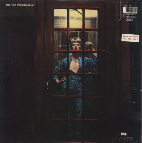 David Bowie The Rise And Fall Of Ziggy Stardust - Hype-Sticker + Factory Sample Sticker - EX vinyl LP album (LP record) UK BOWLPTH870871