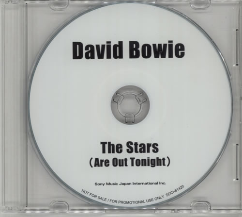 David Bowie The Stars (Are Out Tonight) CD-R acetate Japanese BOWCRTH596298