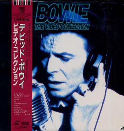 David Bowie The Video Collection laserdisc / lazerdisc Japanese BOWLZTH238511