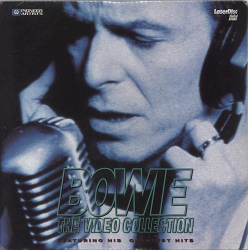 David Bowie The Video Collection laserdisc / lazerdisc US BOWLZTH857153