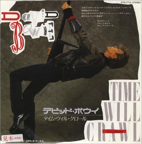 David Bowie Time Will Crawl 7" vinyl single (7 inch record / 45) Japanese BOW07TI431027