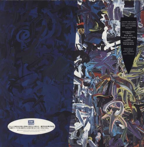 David Bowie Tonight + Poster vinyl LP album (LP record) Japanese BOWLPTO863762