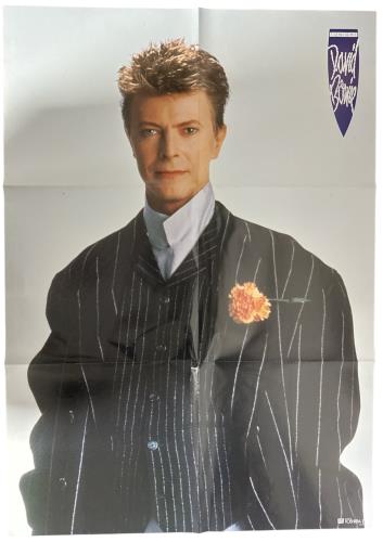 David Bowie Tonight + Poster vinyl LP album (LP record) Japanese BOWLPTO863762