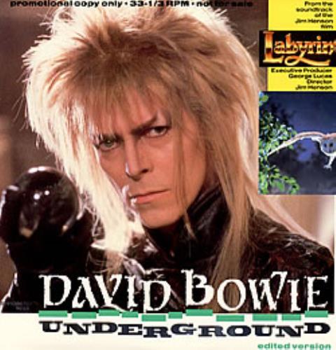 David Bowie Underground 12" vinyl single (12 inch record / Maxi-single) US BOW12UN12997