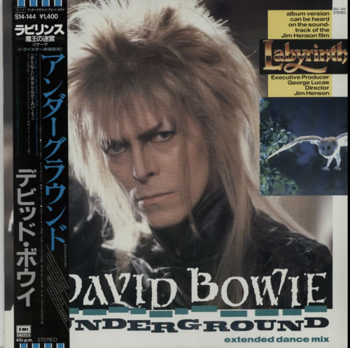 David Bowie Underground 12" vinyl single (12 inch record / Maxi-single) Japanese BOW12UN229444