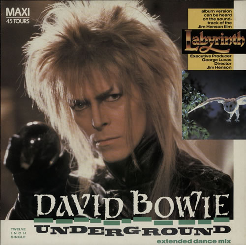 David Bowie Underground 12" vinyl single (12 inch record / Maxi-single) French BOW12UN567296