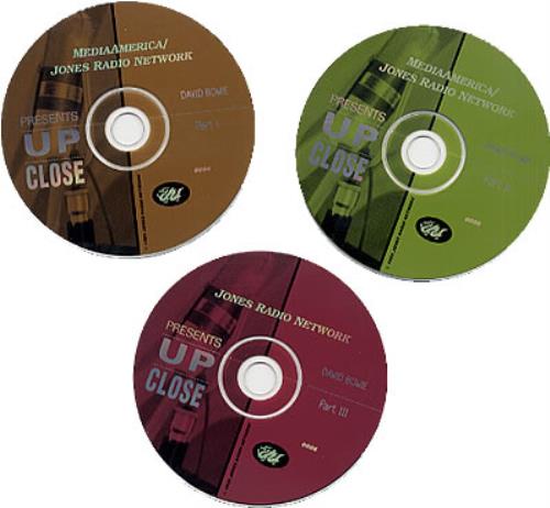 David Bowie Up Close 3-CD album set (Triple CD) US BOW3CUP152716