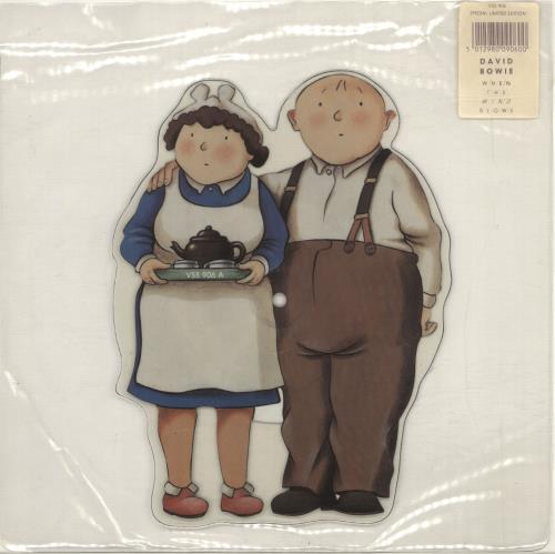 David Bowie When The Wind Blows shaped picture disc (picture disc vinyl record) UK BOWSHWH19082