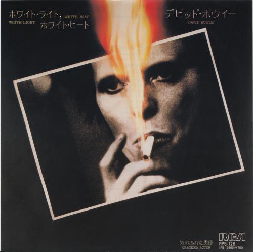 David Bowie White Light/White Heat 7" vinyl single (7 inch record / 45) Japanese BOW07WH182044
