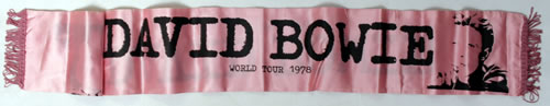 David Bowie World Tour 1978 memorabilia UK BOWMMWO560102