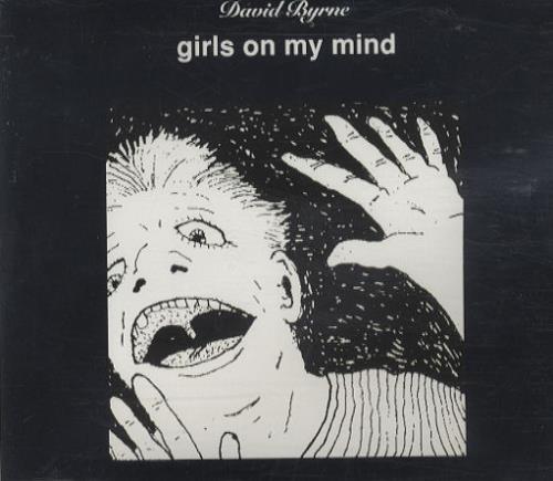 David Byrne Girls On My Mind CD single (CD5 / 5") UK BYNC5GI61533