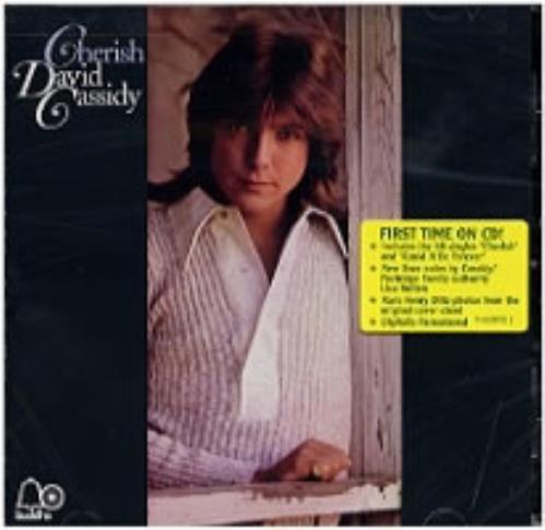 David Cassidy Cherish CD album (CDLP) US DVDCDCH168331