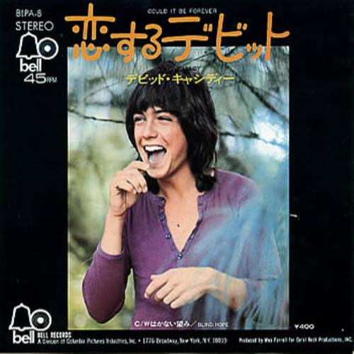 David Cassidy Could It Be Forever 7" vinyl single (7 inch record / 45) Japanese DVD07CO283954