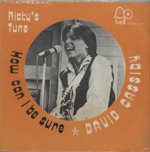 David Cassidy How Can I Be Sure 7" vinyl single (7 inch record / 45) Belgian DVD07HO656933
