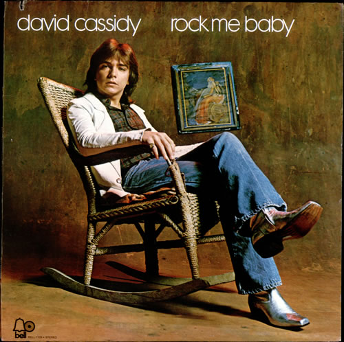 David Cassidy Rock Me Baby vinyl LP album (LP record) US DVDLPRO521847