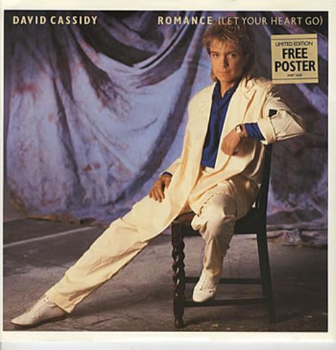 David Cassidy Romance + Poster 12" vinyl single (12 inch record / Maxi-single) UK DVD12RO30732