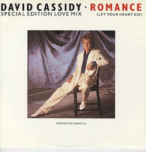 David Cassidy Romance - remix 12" vinyl single (12 inch record / Maxi-single) UK DVD12RO158238