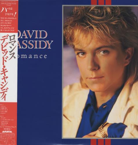 David Cassidy Romance vinyl LP album (LP record) Japanese DVDLPRO158563